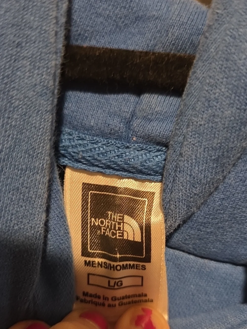 The North Face Men’s Blue Logo Hoodie Mens Large
